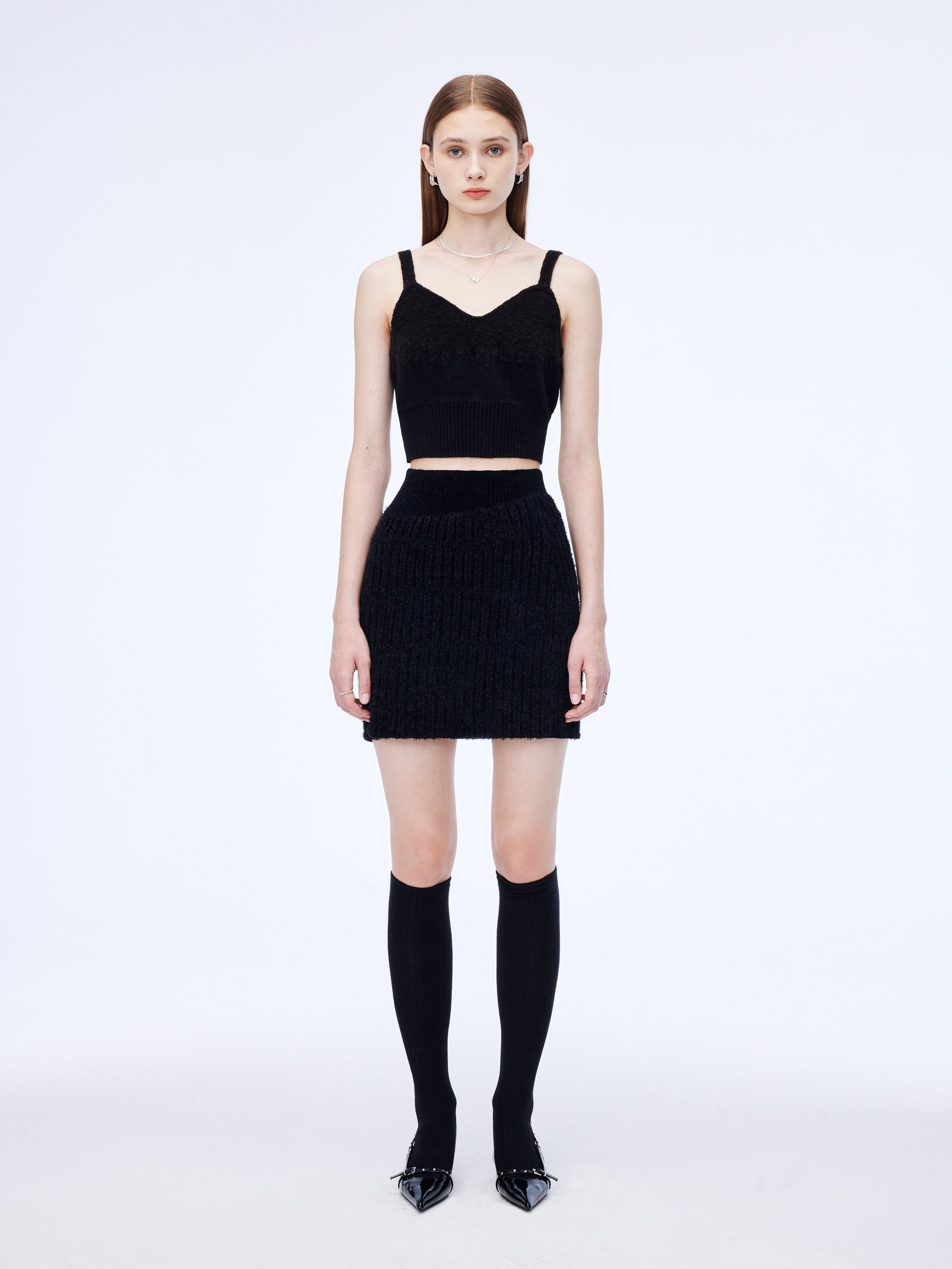 Camiseta sin mangas con cuello en V