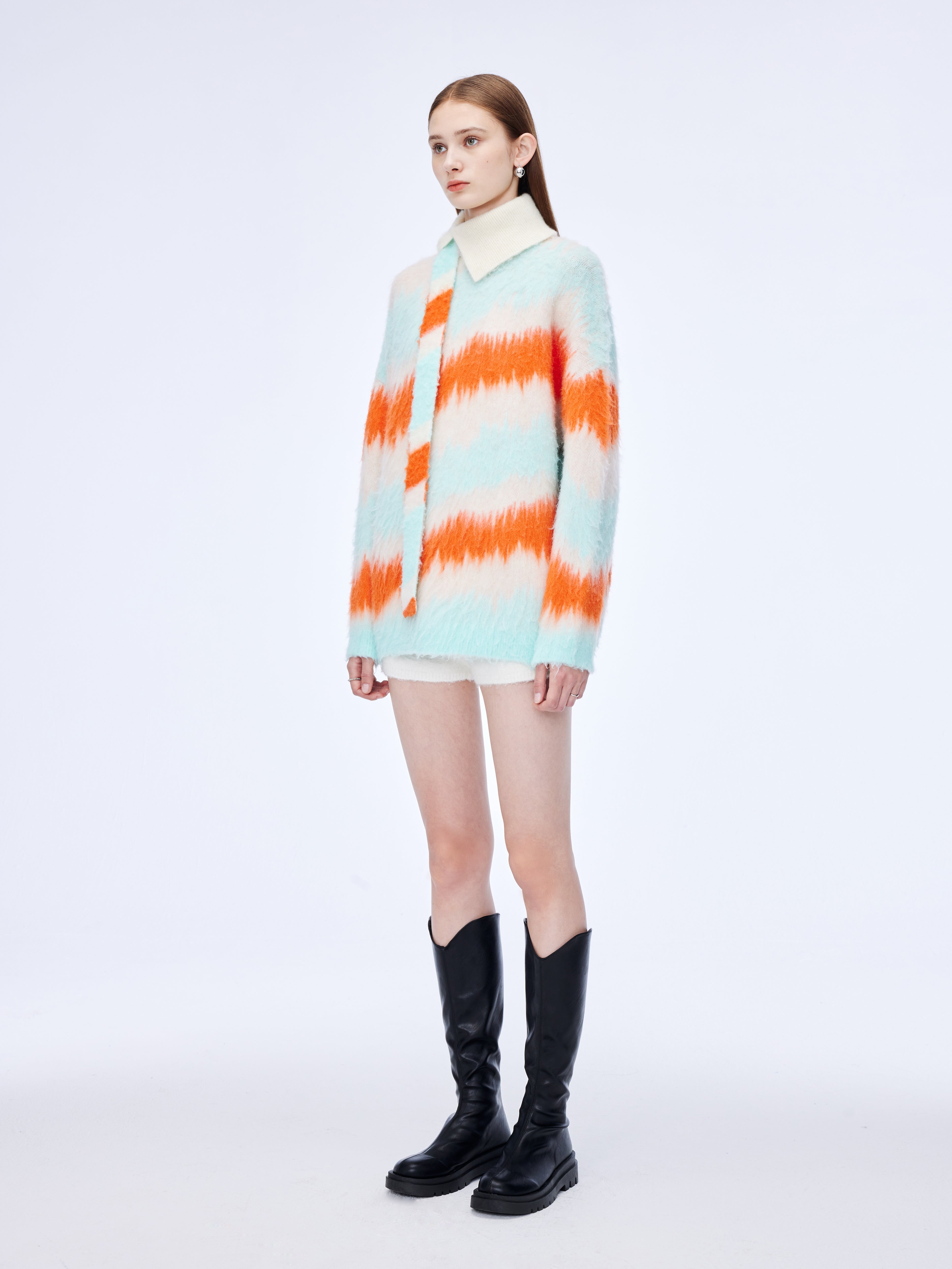 Colorful Turtleneck Sweater