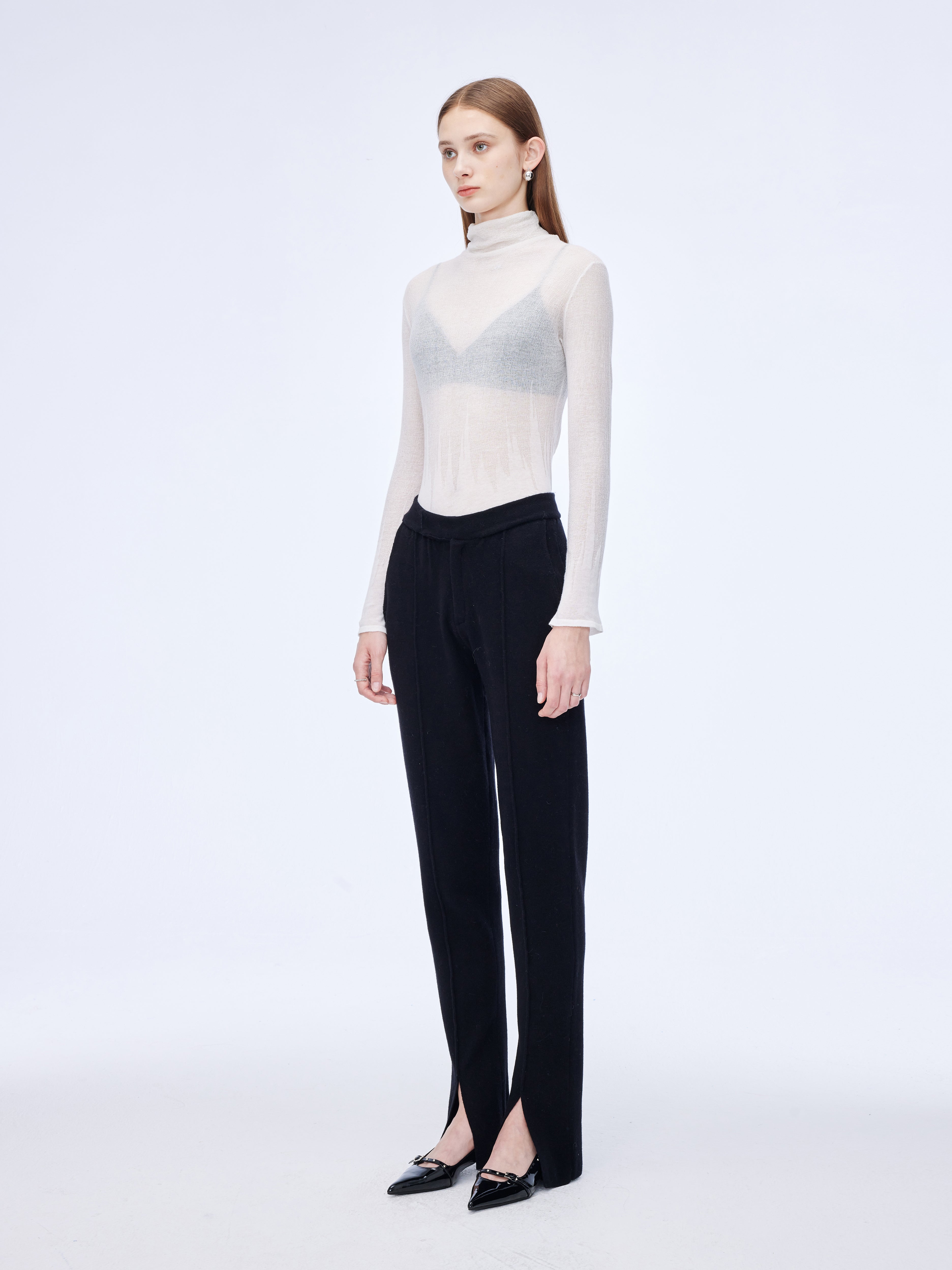 Straight-leg trousers