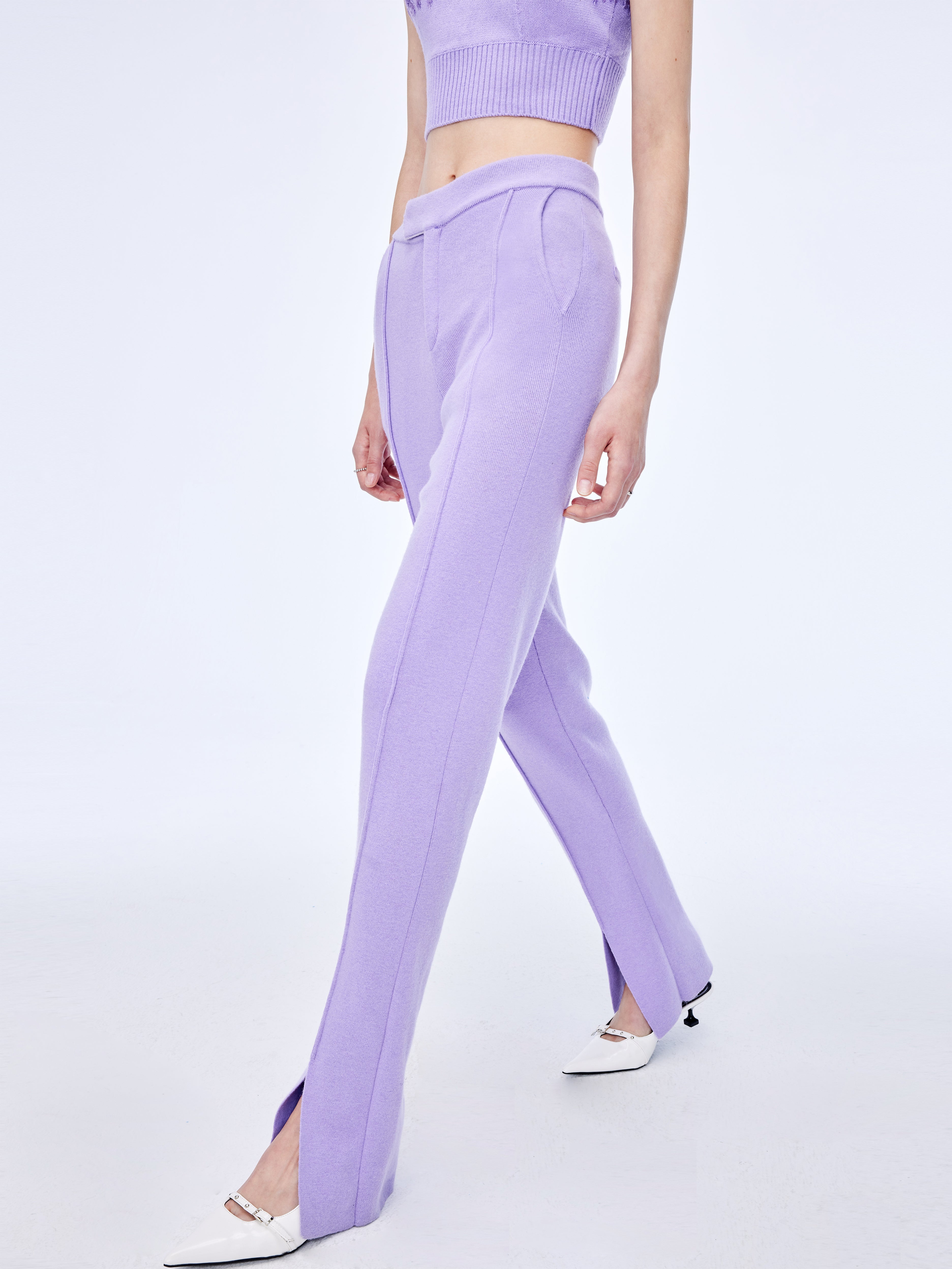 Straight-leg trousers