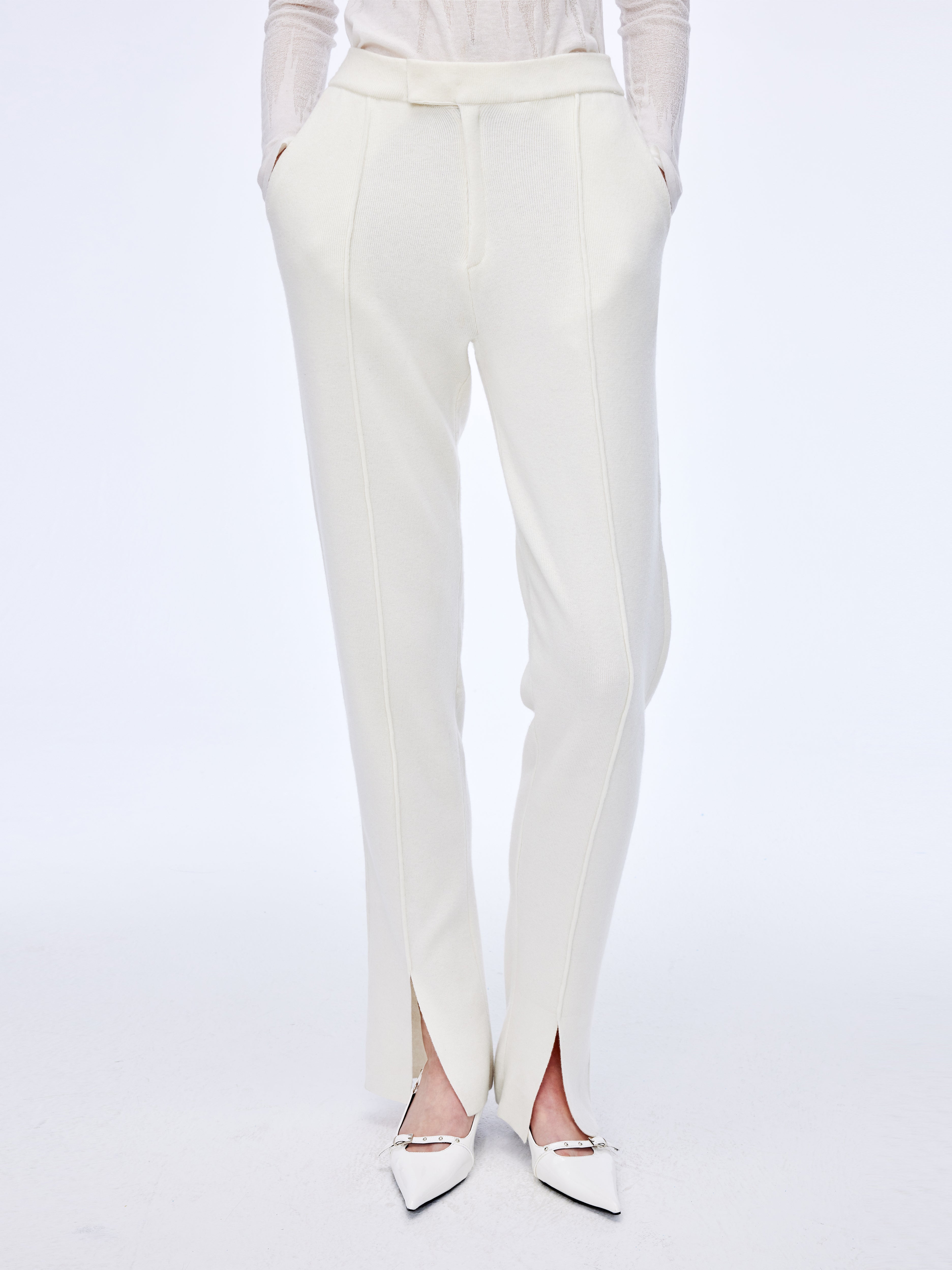 Straight-leg trousers