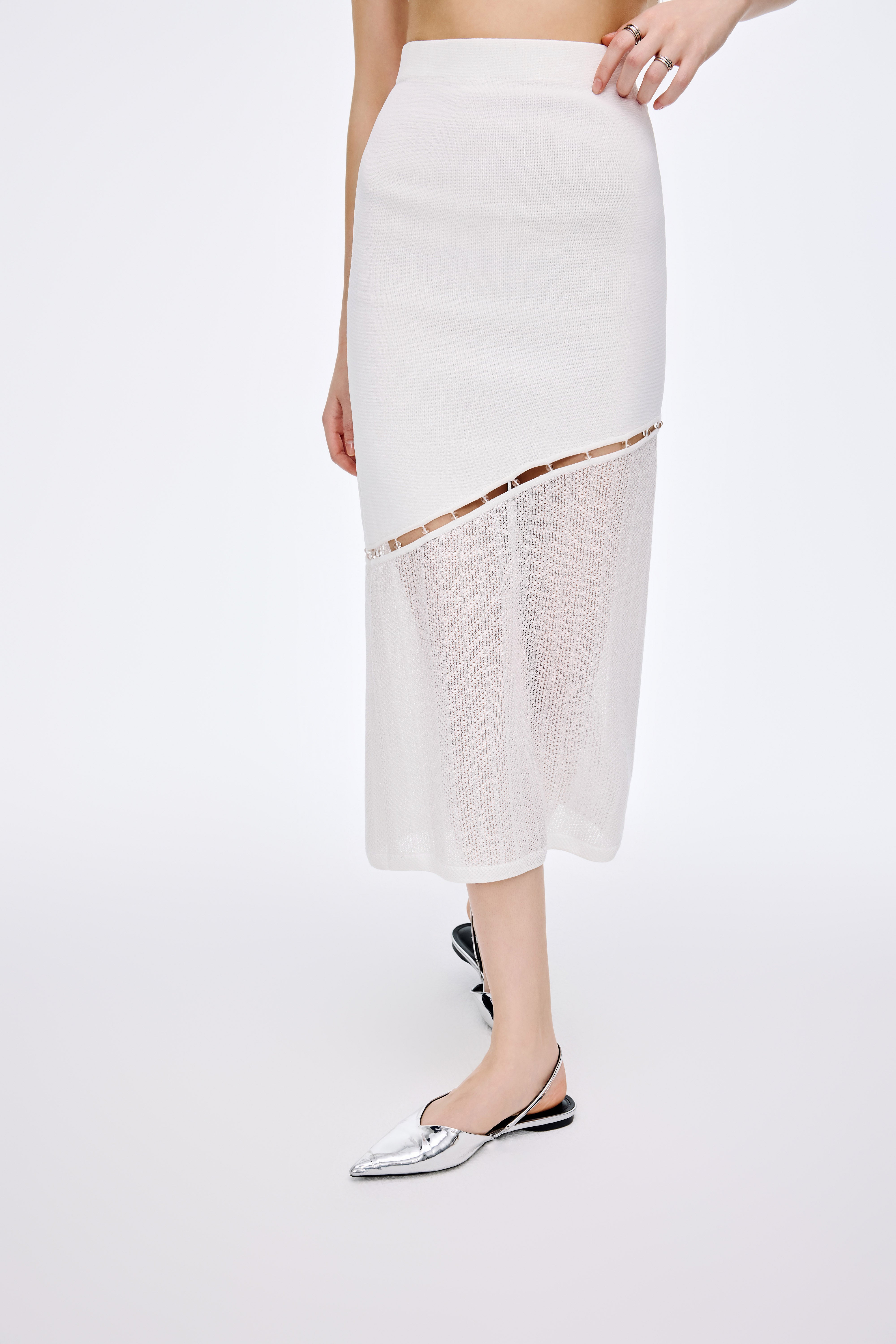 Beaded Knit Skirt